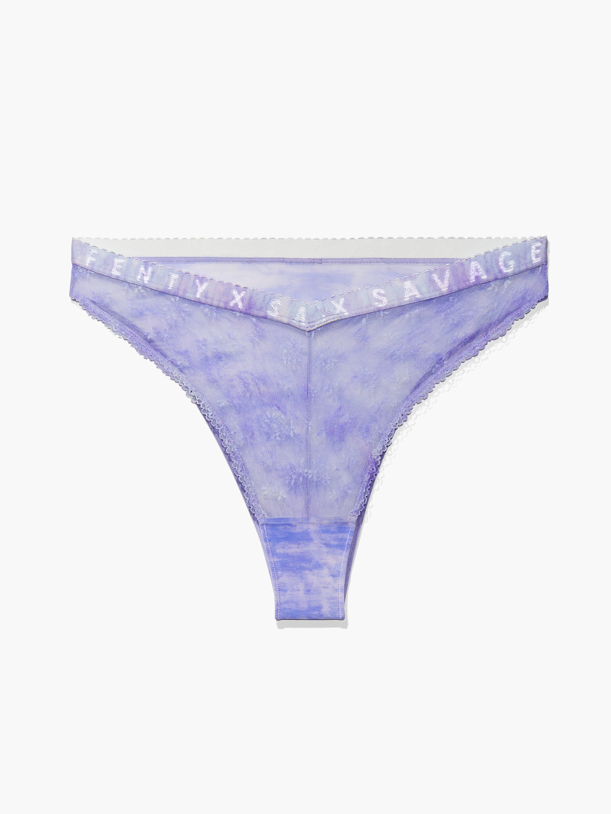 Watercolor Tie Dye Lace Brazilian in Blue & Purple | SAVAGE X FENTY
