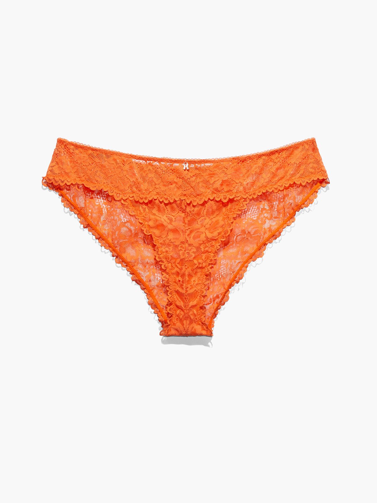 Floral Lace Cheeky in Orange