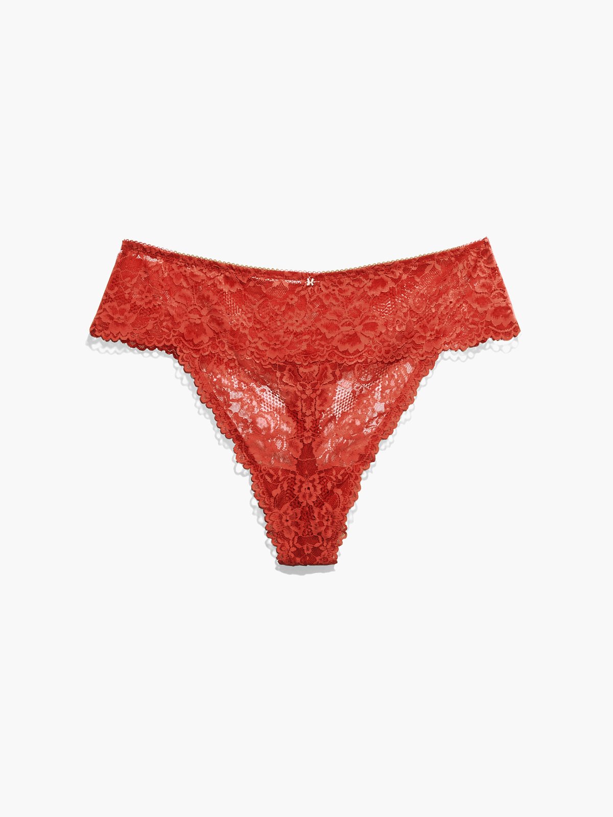 High Waisted Thong in Red - Snag