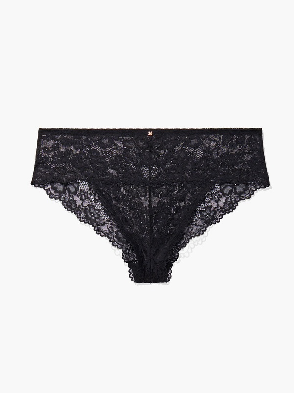 Floral Lace Cheeky Panty in Black | SAVAGE X FENTY