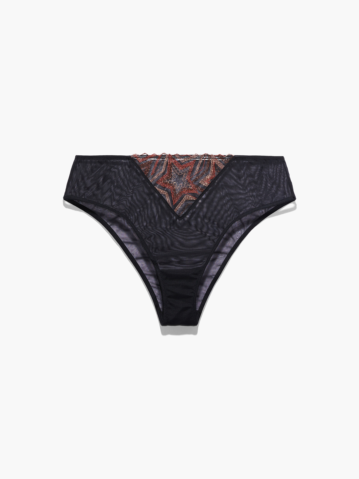 Strass star lace panties, Collection 2023