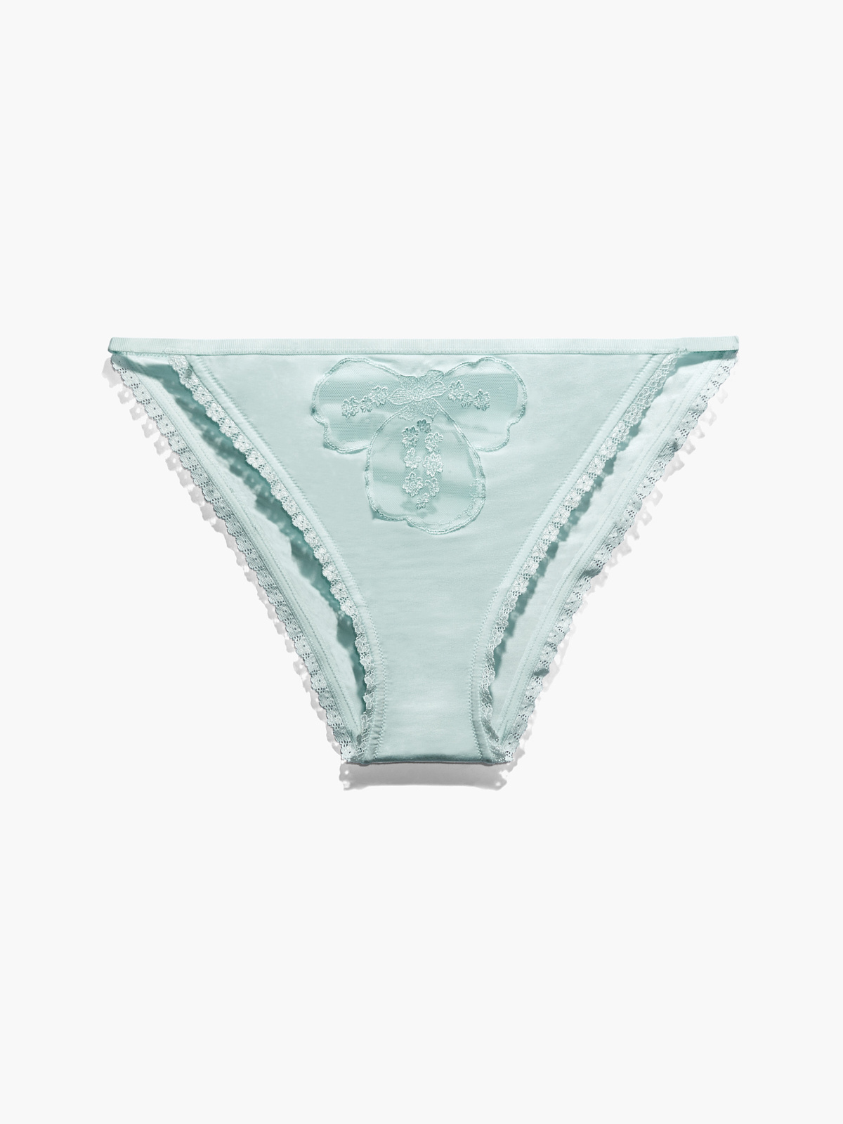A Peek Behind the Lace String Bikini in Blue | SAVAGE X FENTY