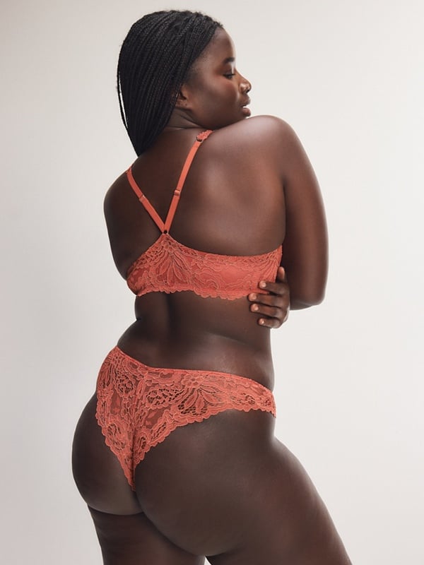 Romantic Corded Lace Brazilian Panty