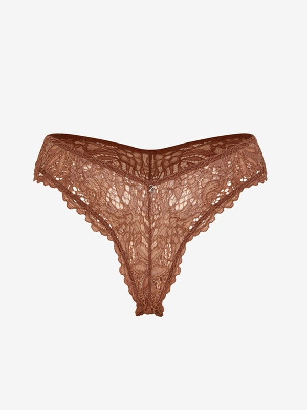 Romantic Corded Lace Brazilian Panty