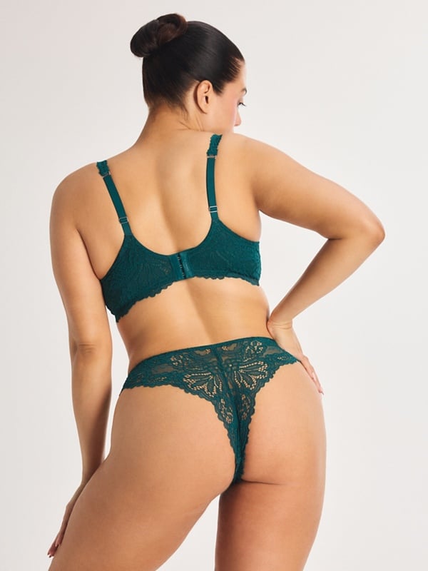 Romantic Corded Lace Brazilian Panty