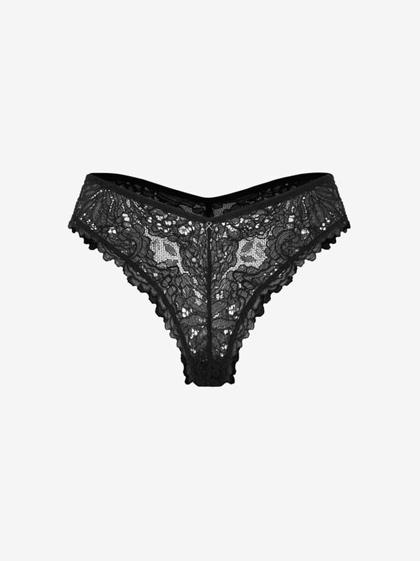 Romantic Corded Lace Brazilian Panty