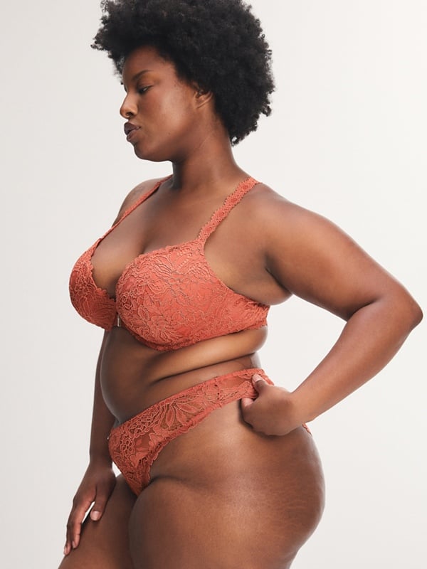 Romantic Corded Lace Brazilian Panty