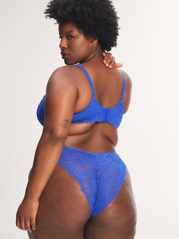 Romantic Corded Lace Brazilian Panty