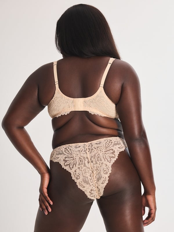 Romantic Corded Lace Brazilian Panty