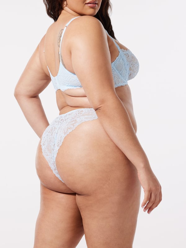 Romantic Corded Lace Brazilian Panty