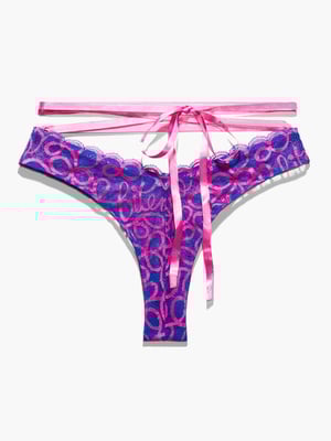 [SALTY FLOWER]★RIBBON PANTIES Christmas SATIN Panties Rare Flowers Cookies Stockings Red