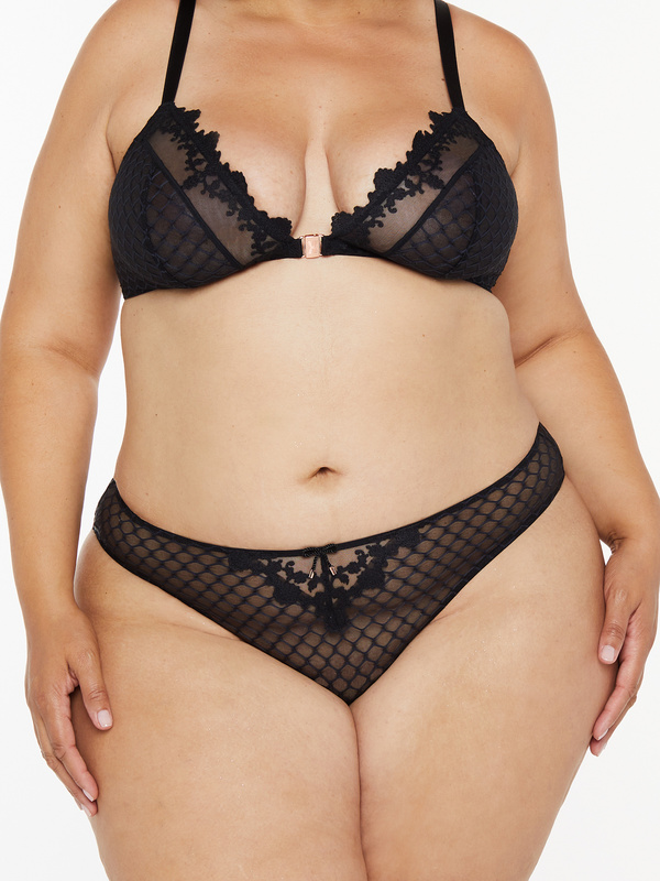 Baroque Bondage Open-Back Brazilian