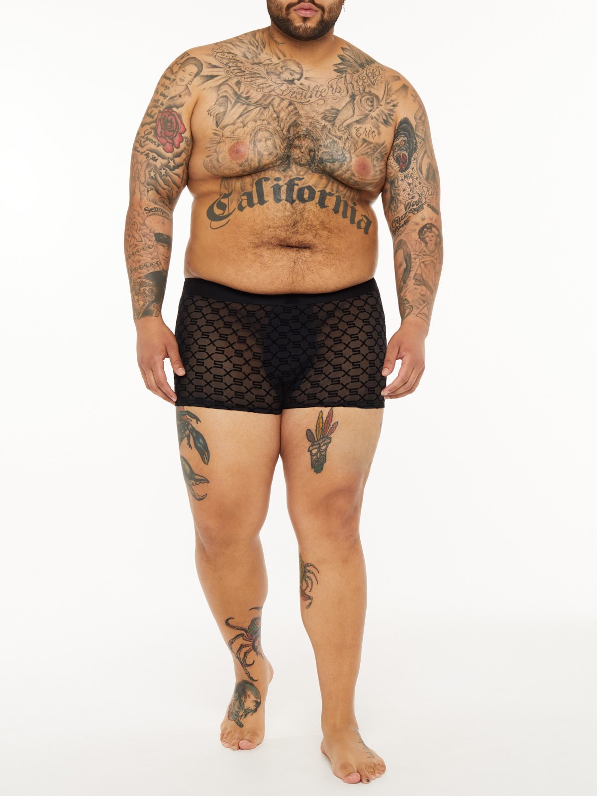 Savage X Fenty, Men's, Savage X Boxers, Monogram boxers, Elastic waist,  Cotton, Functional fly, Black Caviar Monogram Print, S at  Men's  Clothing store