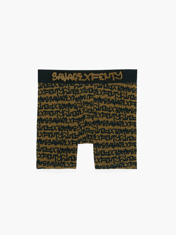 Tagged By Savage Boxer Briefs in Black & Green & Multi | SAVAGE X FENTY