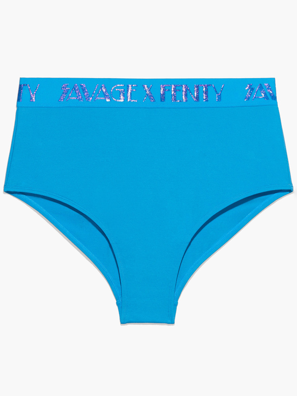 Forever Savage Booty Short In Blue Savage X Fenty