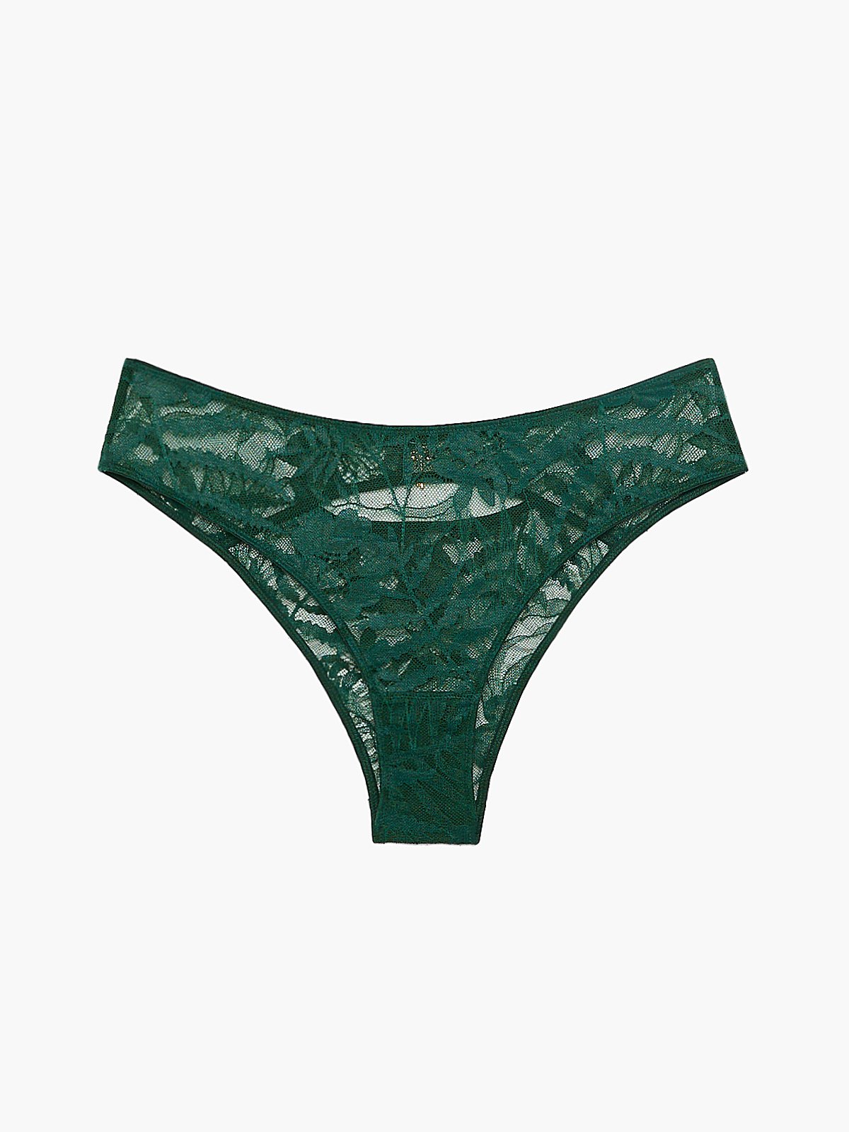 Shadowplay Lace Cheeky Panty in Green