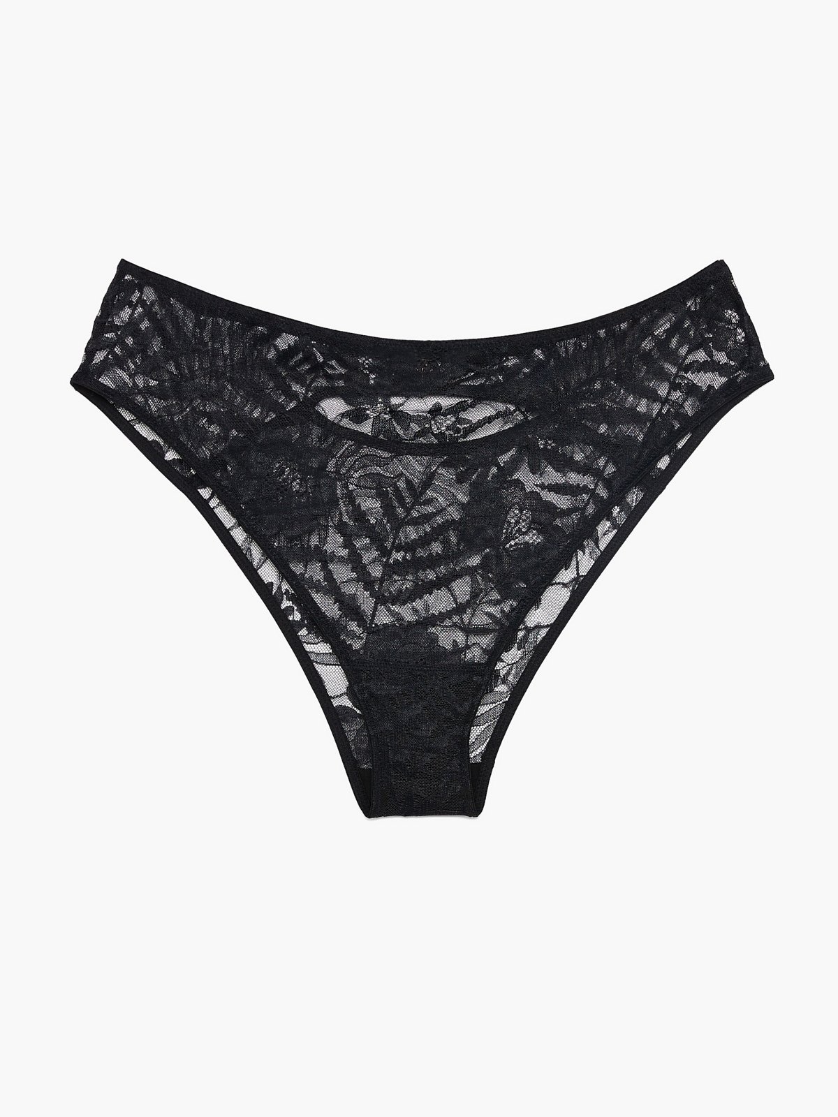 Shadowplay Lace Cheeky Panty in Black