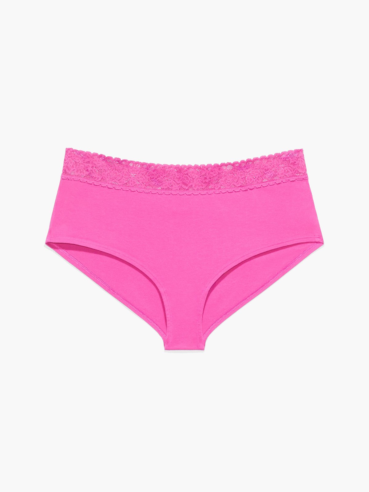 Lace Trim Boyshort Panty - PINK - Victoria's Secret