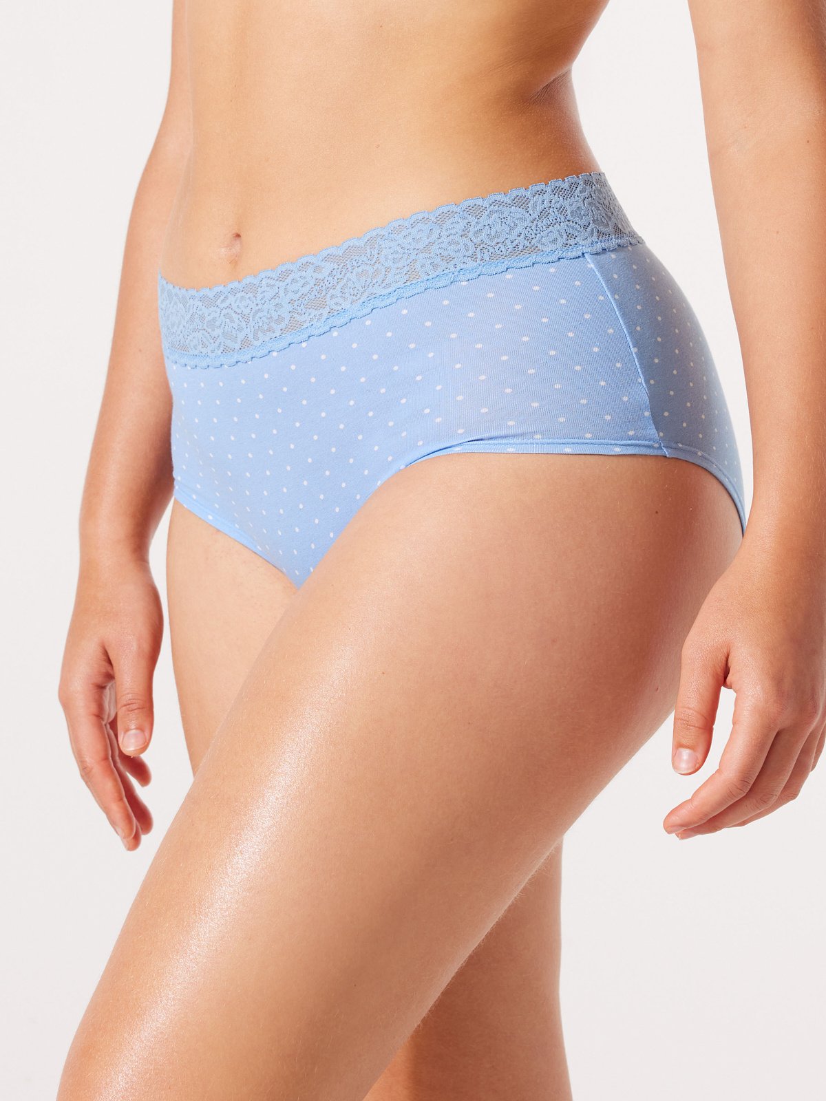 Cotton Essentials Lace-Trim Shortie Panty