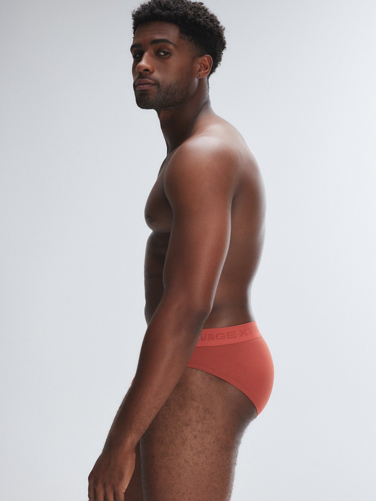 Shadow Fit Briefs in Orange & Red | SAVAGE X FENTY