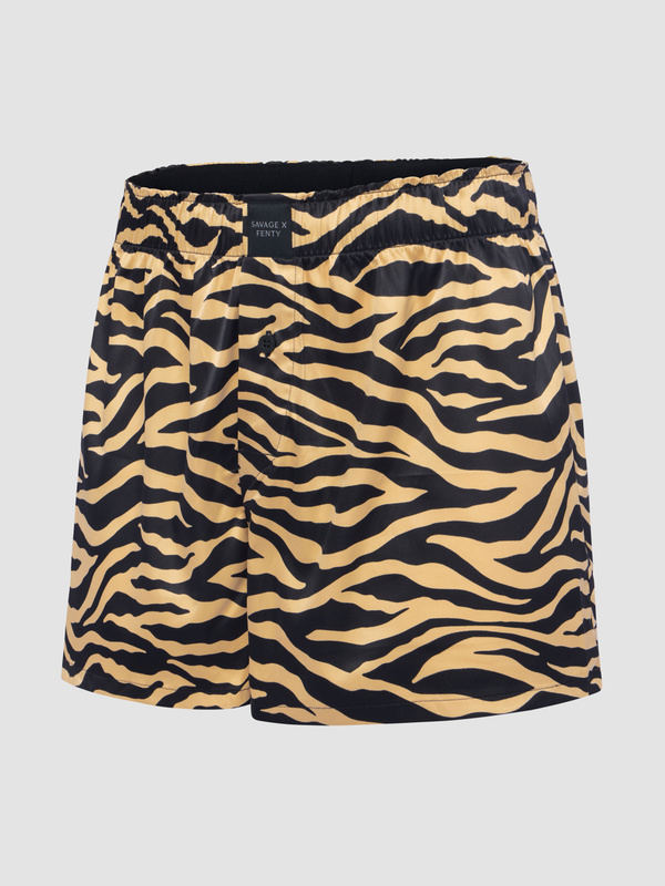 Savage X Satin Boxers in Black & Brown | SAVAGE X FENTY