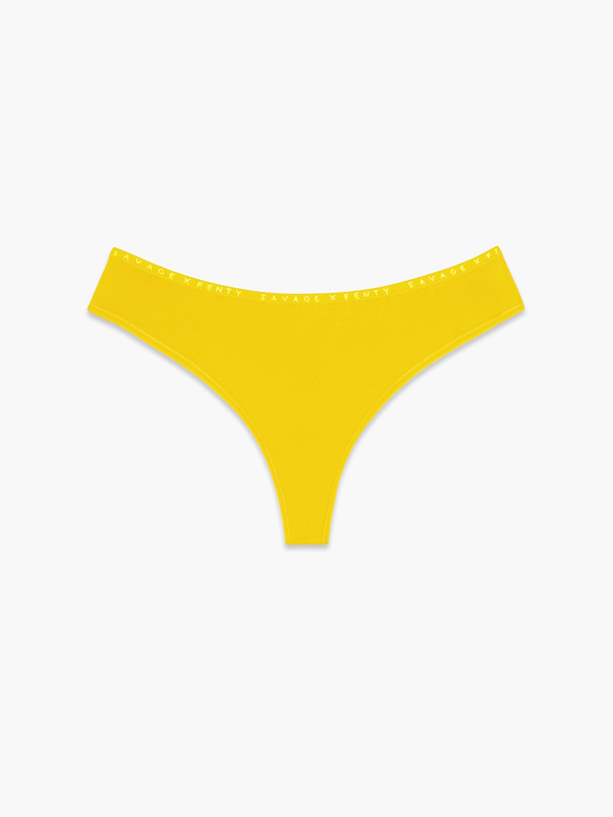 NEW Microfiber Thong Panty in Gold & Yellow