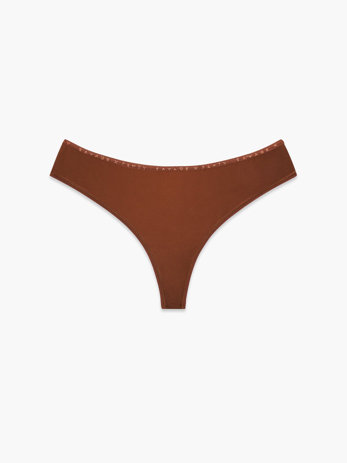 Recycled Microfiber High Cut String Thong Bikini Bottom 