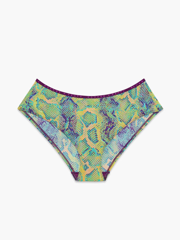 NEW Microfiber Hipster Panty in Green & Multi | SAVAGE X FENTY