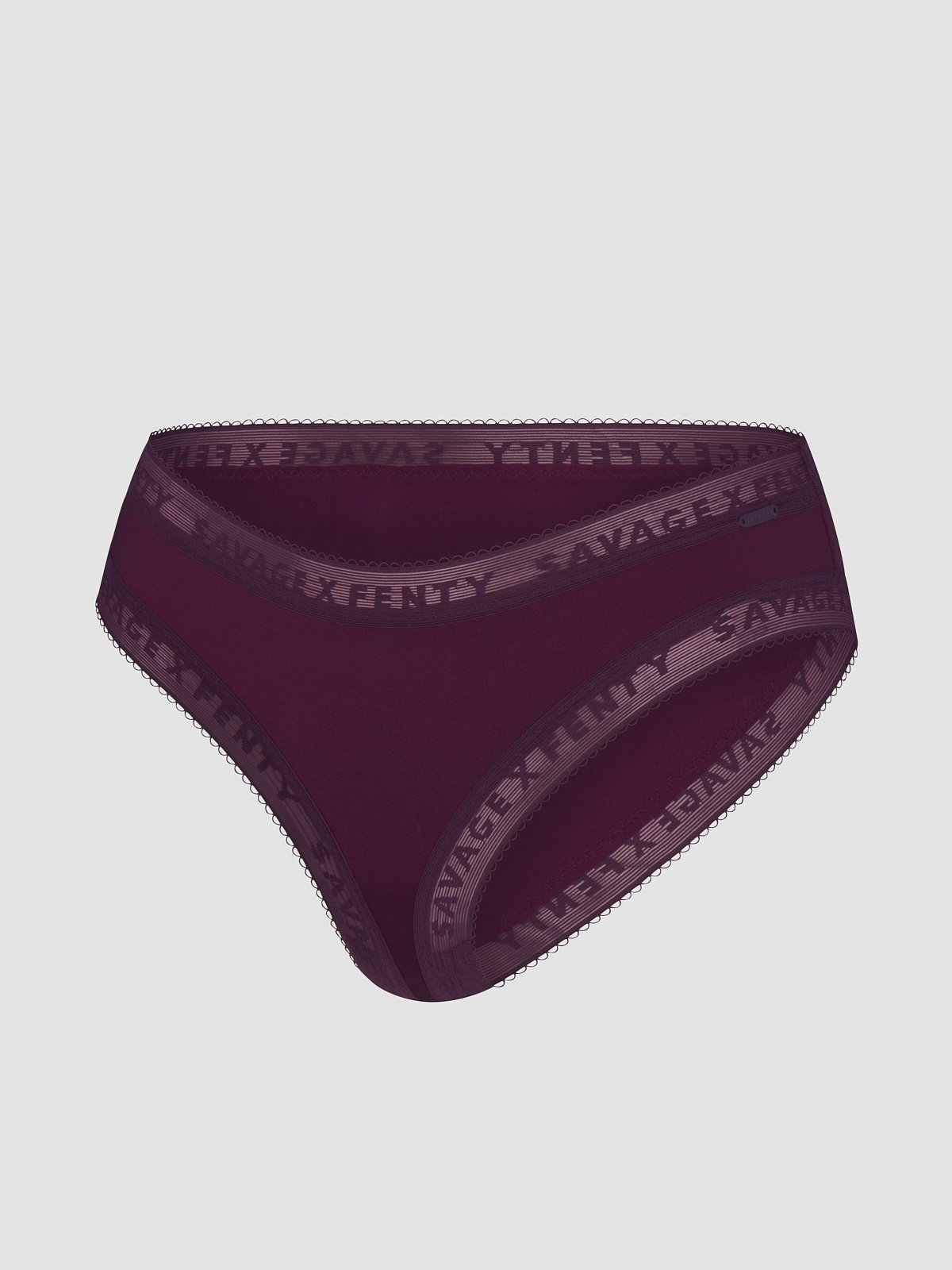 NEW Microfiber Logo-Trim Cheeky Panty