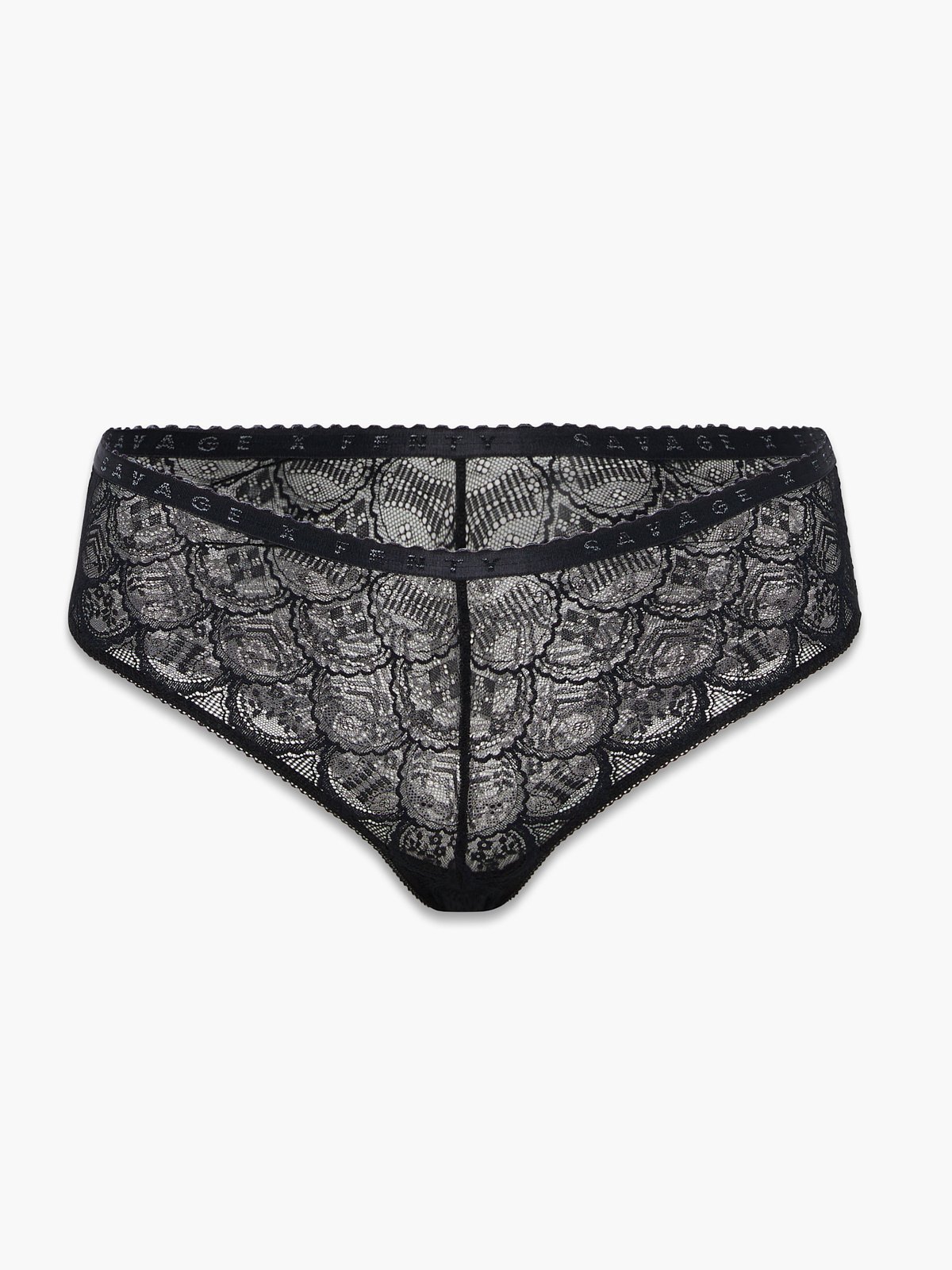 X-Rated Lace Hipster Panty in Black | SAVAGE X FENTY