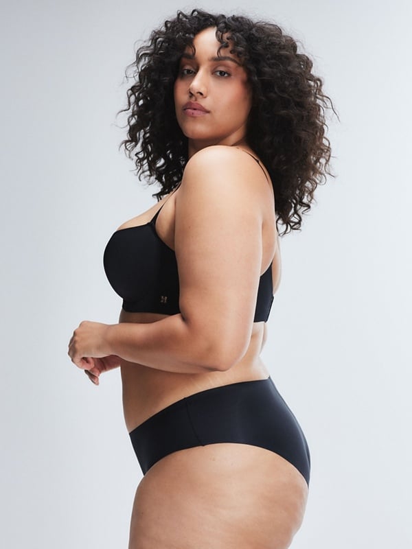 NEW Microfiber No-Show Hipster Panty