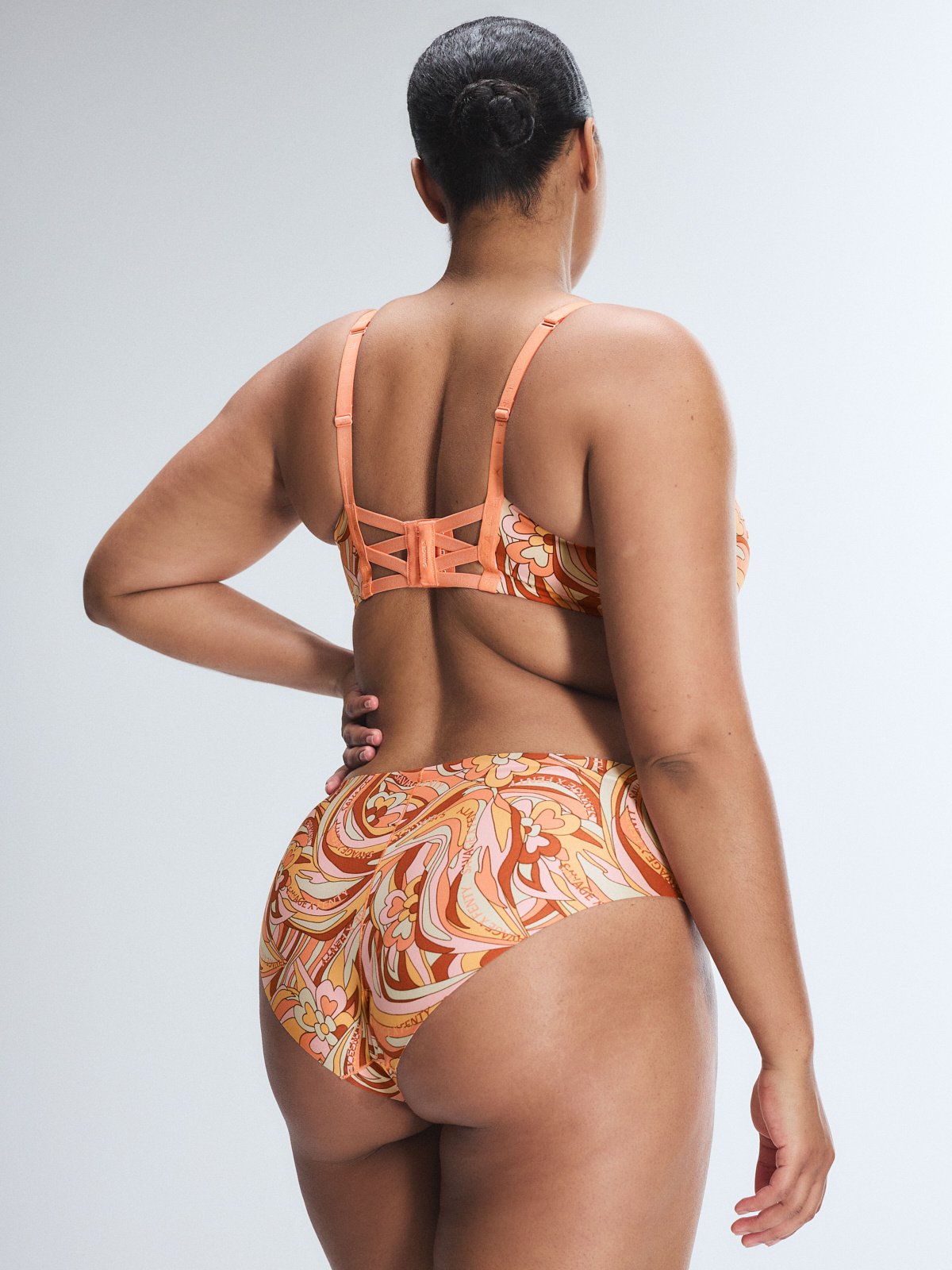 NEW Microfiber No-Show Hipster Panty in Multi & Pink | SAVAGE X FENTY