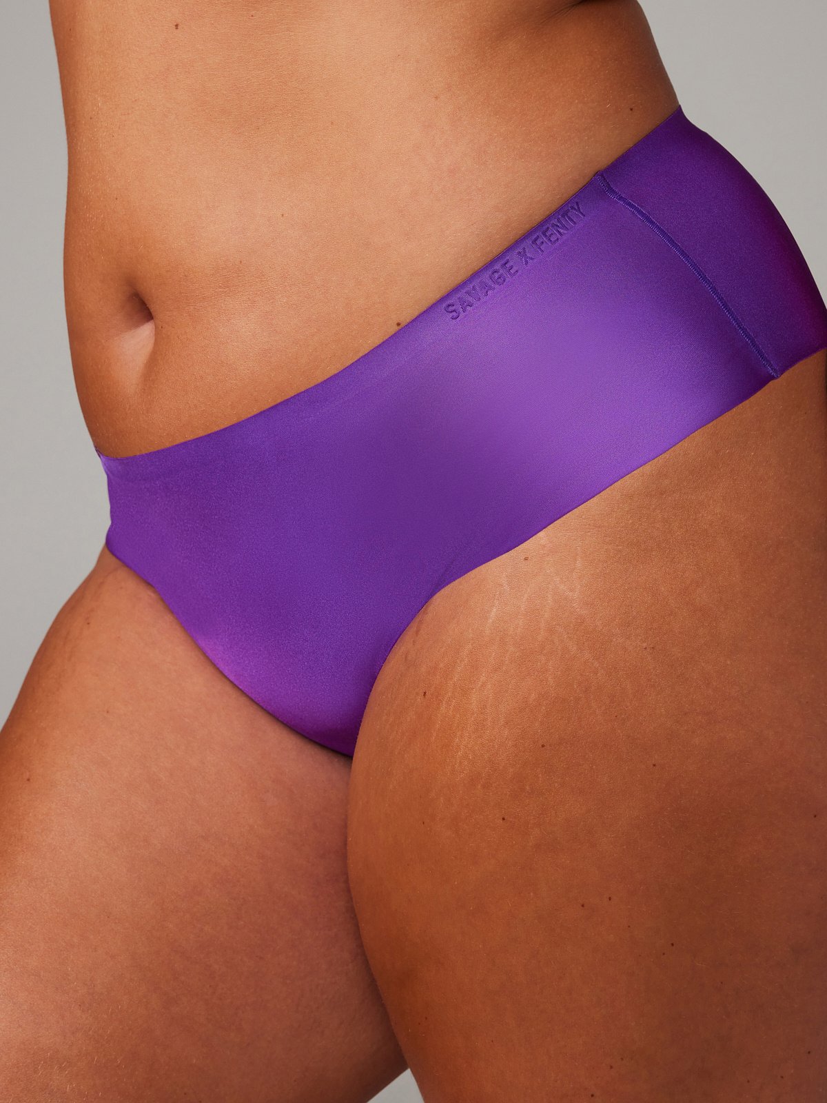 NEW Microfiber No-Show Hipster Panty in Purple