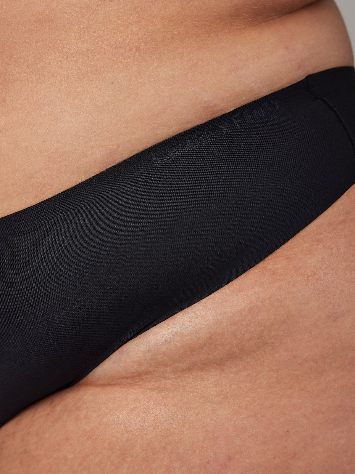 NEW Microfiber Thong Panty in Black