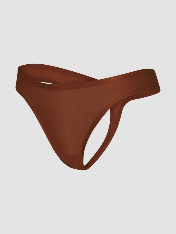 NEW Microfiber No-Show Thong Panty