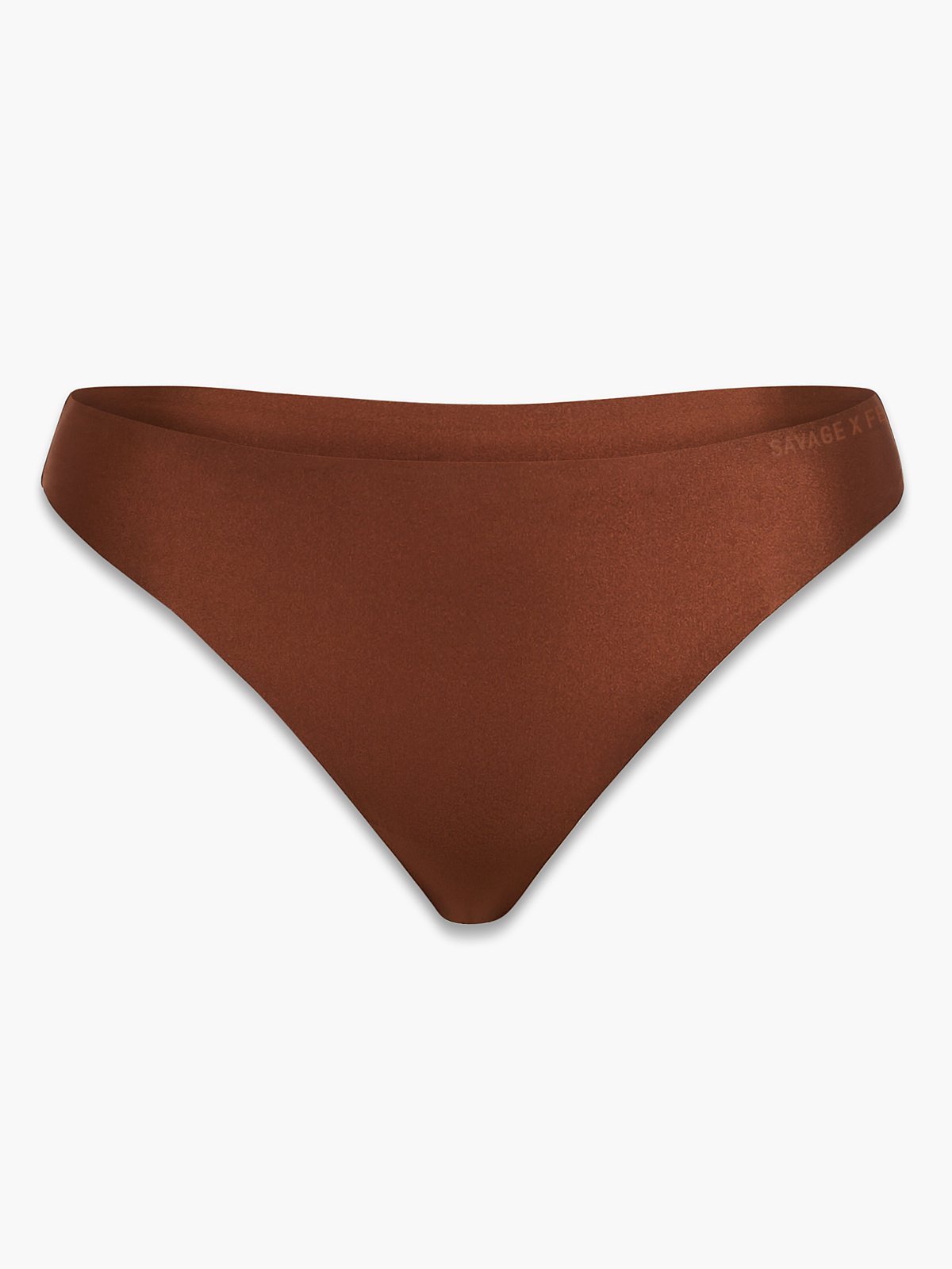 NEW Microfiber No-Show Hipster Panty in Brown