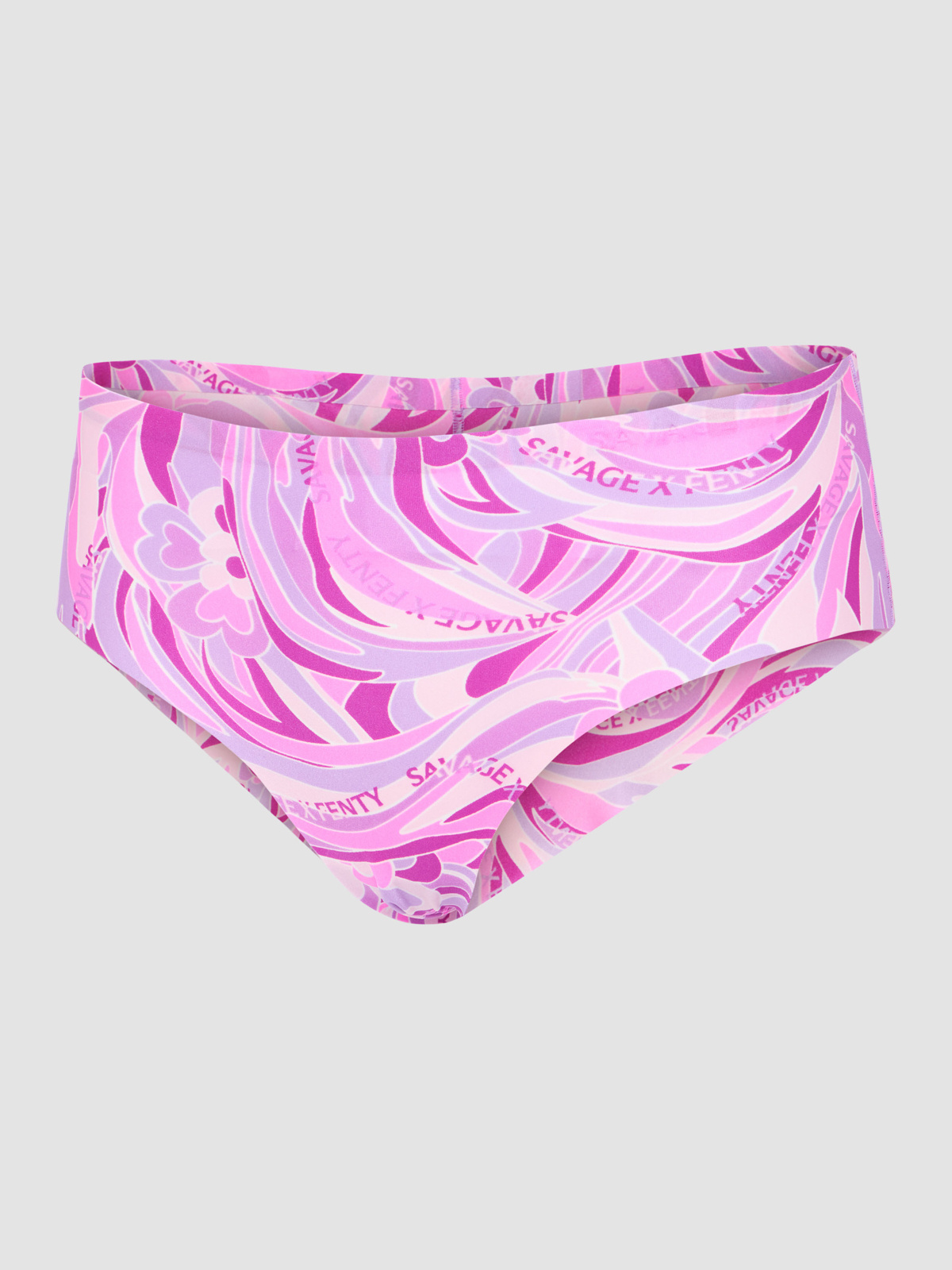 NEW Microfiber No-Show Hipster Panty in Multi & Purple | SAVAGE X FENTY
