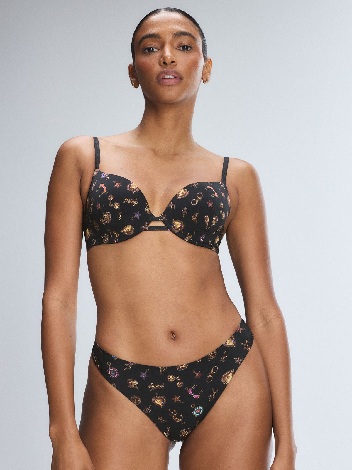 NEW Microfiber No-Show Thong Panty in Black | SAVAGE X FENTY