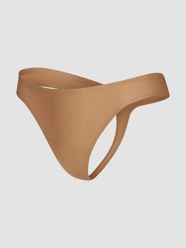 NEW Microfiber No-Show Thong Panty