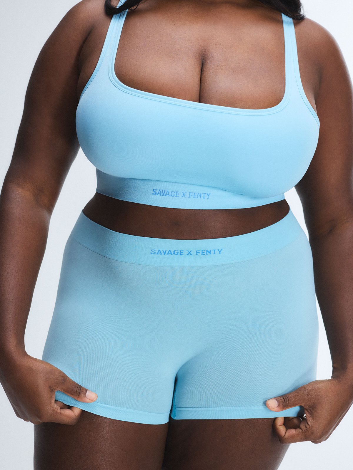 Seamless Boy Short Panty in Blue | SAVAGE X FENTY