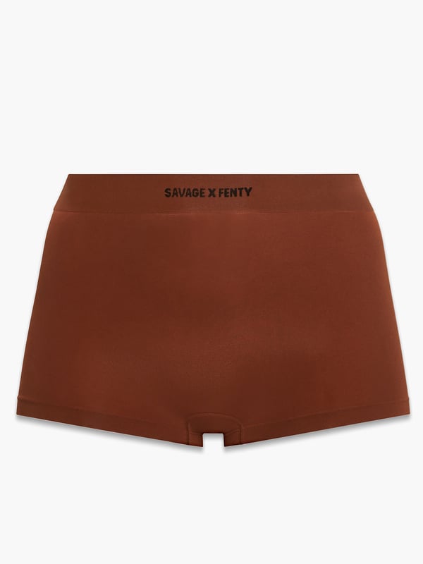 Seamless Boy Short Panty in Brown