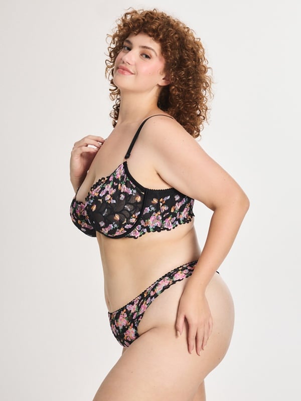 Savage Not Sorry Lace Thong Panty