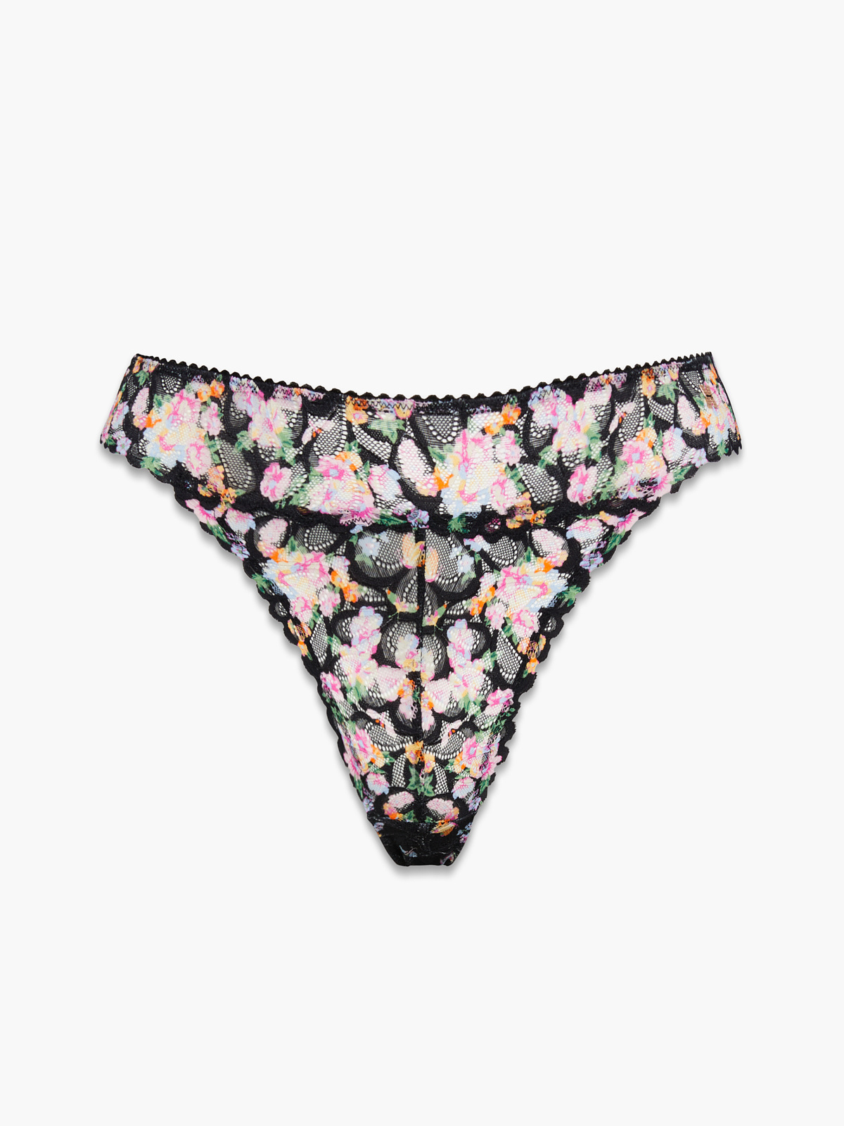 Savage Not Sorry Lace Cheeky Panty in Black & Multi
