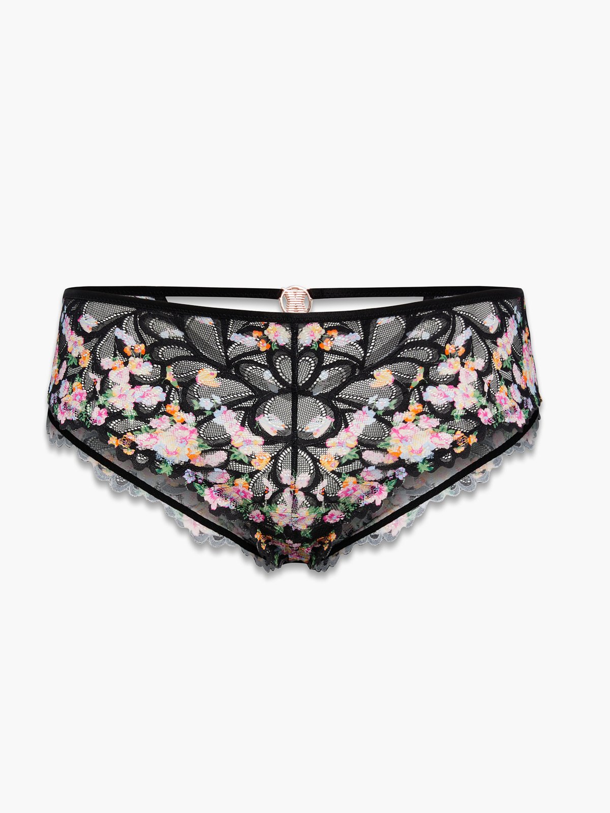 Savage Not Sorry Lace Cheeky Panty in Black