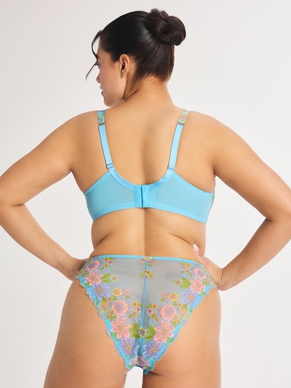 Mod Poppy Lace Brazilian Panty