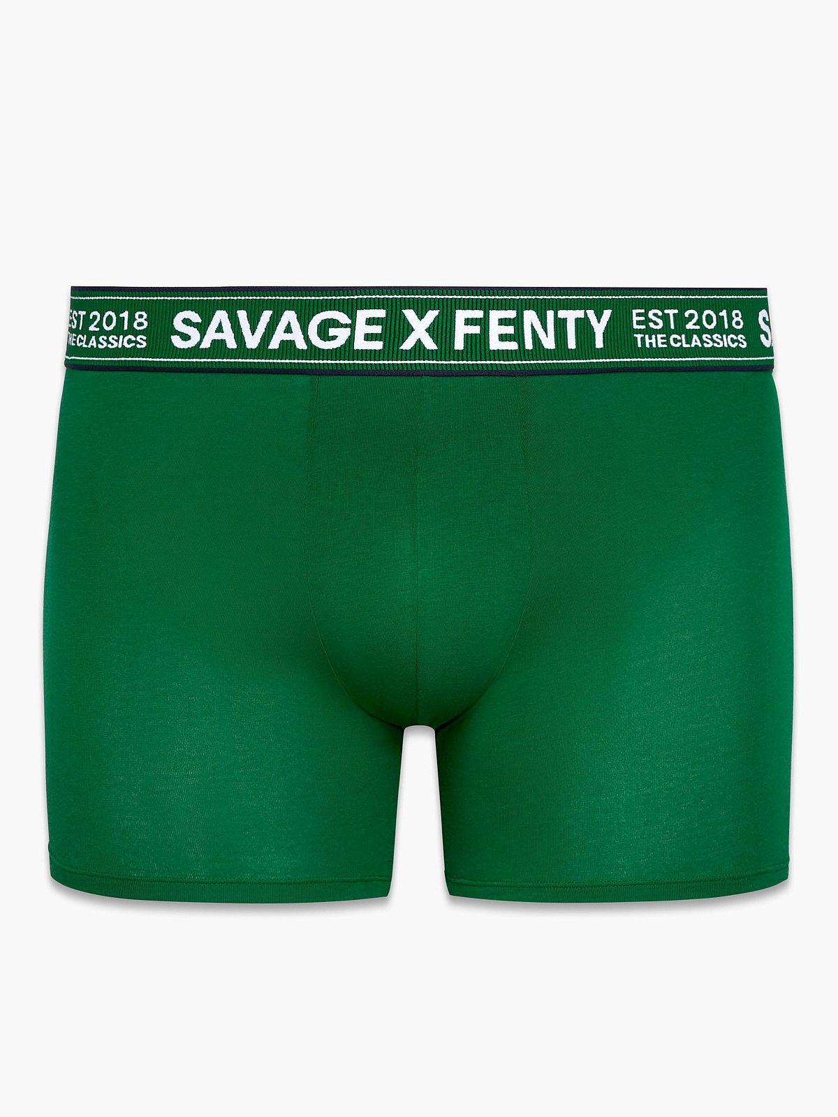 The Classics Boxer Briefs In Green Savage X Fenty