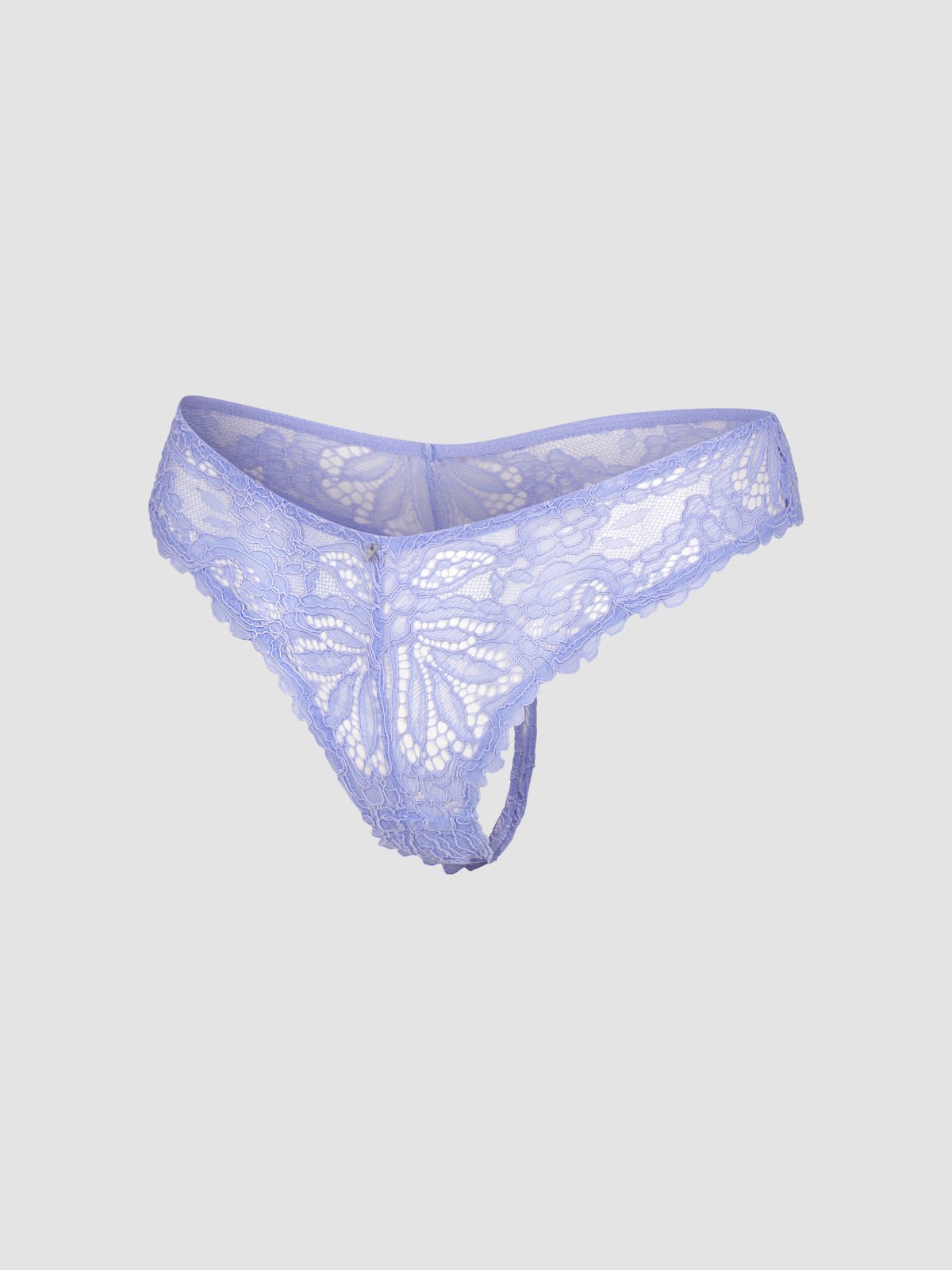 Romantic Corded Lace Thong Panty