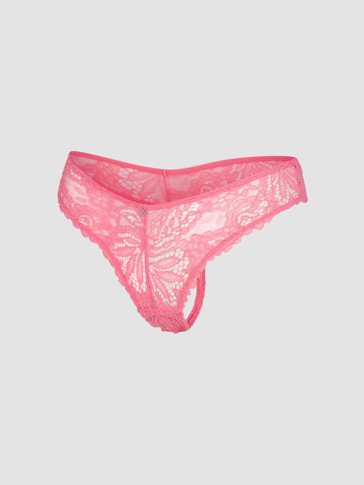 Romantic Corded Lace Thong Panty