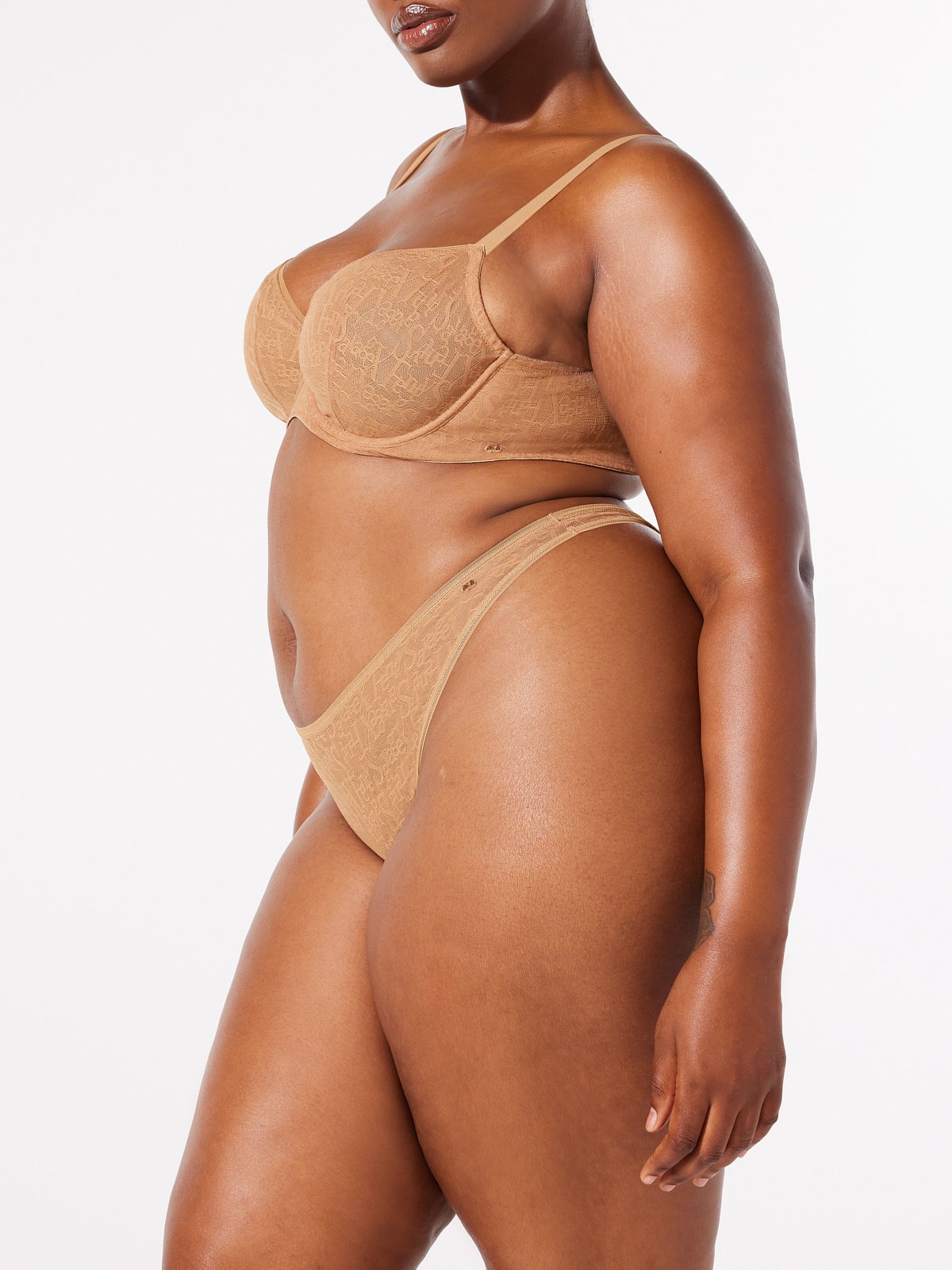 Signature Script Thong Panty in Nude | SAVAGE X FENTY
