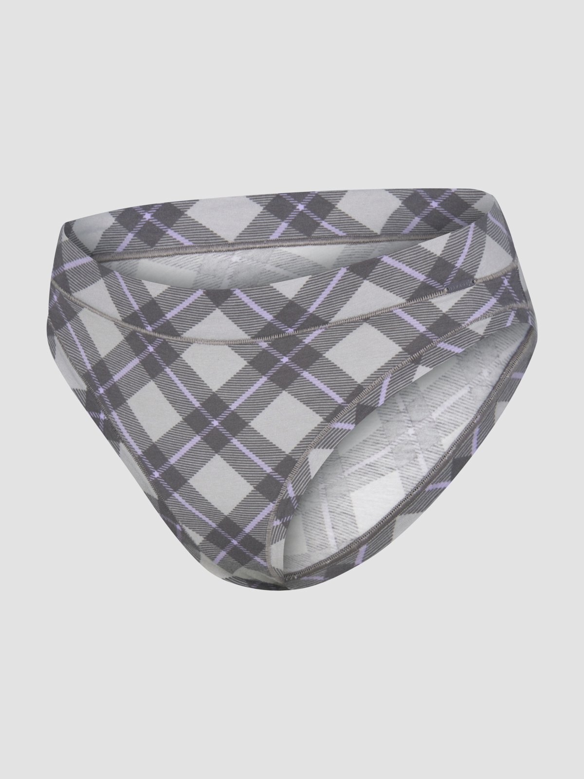 Cotton Essentials Cheeky Panty in Grey & Multi & Silver | SAVAGE X FENTY